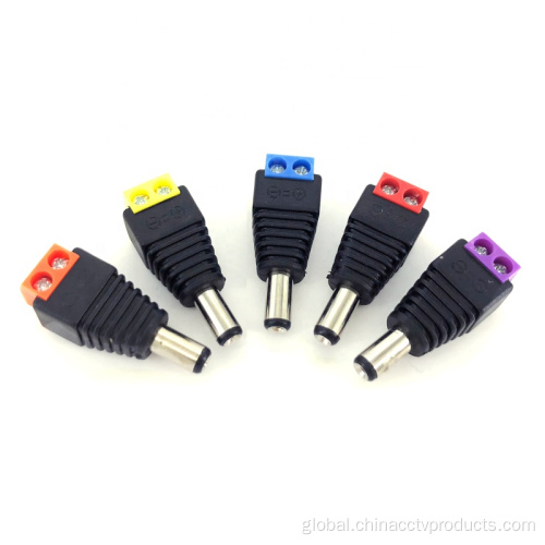  Coaxial Cable Connector Power Adapter Connector Male And Female Dc Plug Supplier